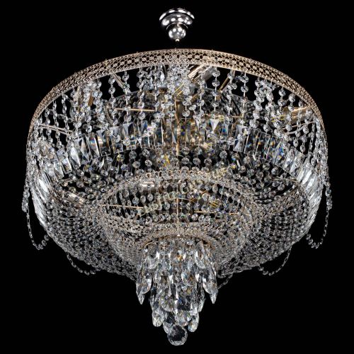 Люстра Венеция Водопад Каскад №13 с подвесом в Ижевске Гусь Хрустальный