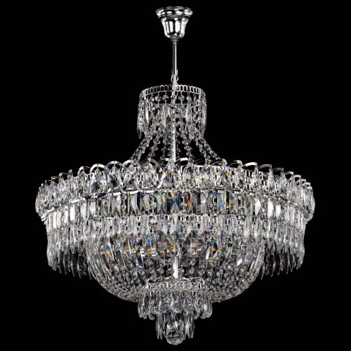 Люстра Водопад перо с подвесом в Ижевске Гусь Хрустальный