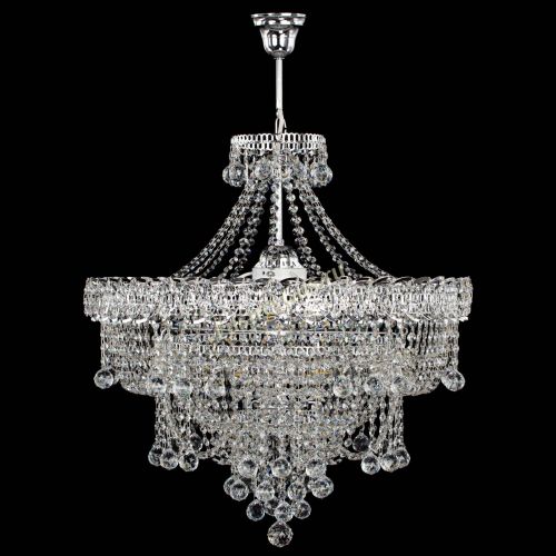 Люстра Водопад Софья с подвесом в Ижевске Гусь Хрустальный