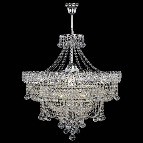 Люстра Водопад Софья с подвесом в Ижевске Гусь Хрустальный