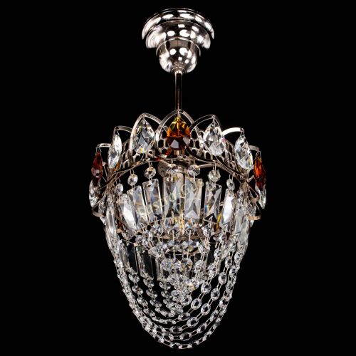 Люстра Водоворот №1 мини с подвесом чайная в Ижевске Гусь Хрустальный