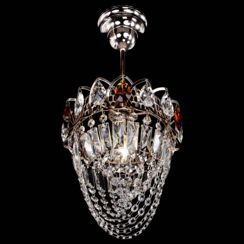 Люстра Водоворот №1 мини с подвесом чайная в Ижевске Гусь Хрустальный