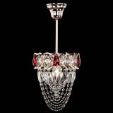 Люстра Водоворот №1 мини с подвесом красная в Ижевске