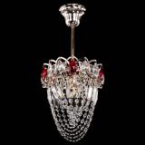 Люстра Водоворот №1 мини с подвесом красная в Ижевске