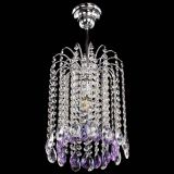 Люстра Зима капель журавлик фиолетовая в Ижевске