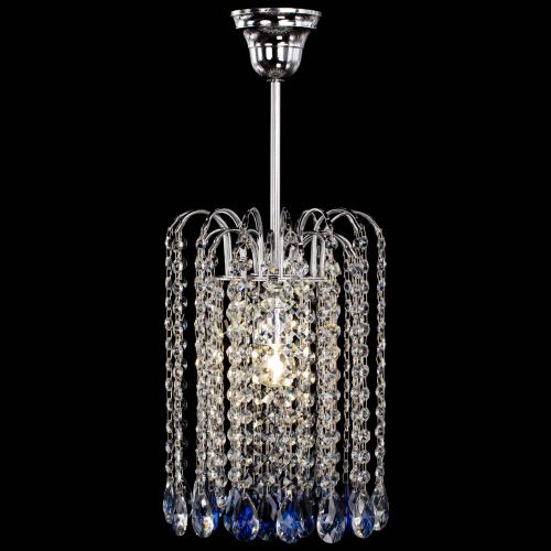 Люстра Зима капель журавлик синяя в Ижевске Гусь Хрустальный