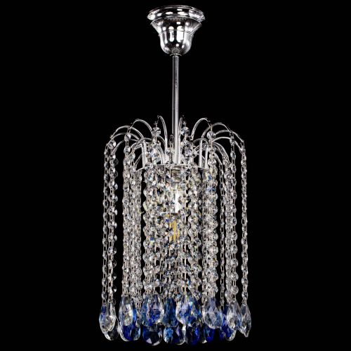 Люстра Зима капель журавлик синяя в Ижевске Гусь Хрустальный