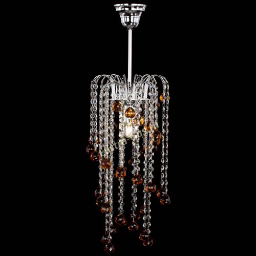 Люстра Зима каскад шар 30 чайная в Ижевске Гусь Хрустальный