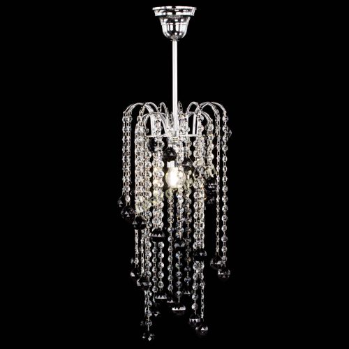 Люстра Зима каскад шар 30 черная в Ижевске Гусь Хрустальный