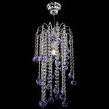 Люстра Зима каскад шар 30 фиолетовая в Ижевске