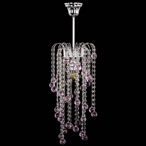 Люстра Зима каскад шар 30 розовая в Ижевске Люстра Зима каскад шар 30 розовая в Ижевске