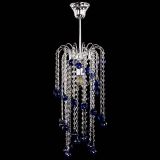 Люстра Зима каскад шар 30 синяя в Ижевске