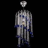 Люстра Зима каскад шар 30 синяя в Ижевске