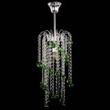 Люстра Зима каскад шар 30 зеленая в Ижевске