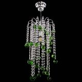 Люстра Зима каскад шар 30 зеленая в Ижевске
