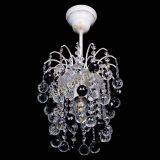 Люстра Зима шар черная (белая патина)  в Ижевске