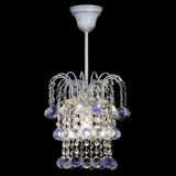 Люстра Зима шар фиолетовая (белая патина)  в Ижевске