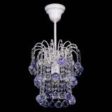 Люстра Зима шар фиолетовая (белая патина)  в Ижевске