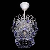 Люстра Зима шар фиолетовая (белая патина)  в Ижевске