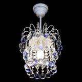 Люстра Зима шар фиолетовая (белая патина)  в Ижевске