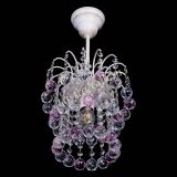 Люстра Зима шар розовая (белая патина)  в Ижевске