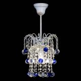 Люстра Зима шар синяя (белая патина)  в Ижевске