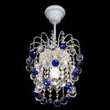 Люстра Зима шар синяя (белая патина)  в Ижевске