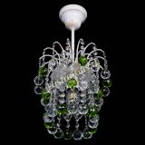 Люстра Зима шар зеленая (белая патина) в Ижевске Люстра Зима шар зеленая (белая патина) в Ижевске