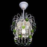 Люстра Зима шар зеленая (белая патина) в Ижевске Люстра Зима шар зеленая (белая патина) в Ижевске