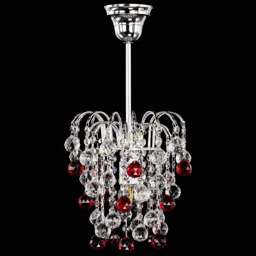 Люстра Зима шар красная в Ижевске Гусь Хрустальный