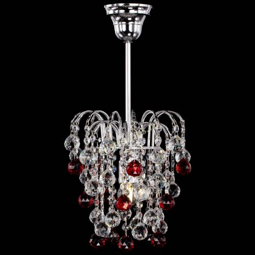 Люстра Зима шар красная в Ижевске Гусь Хрустальный