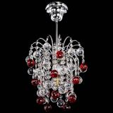 Люстра Зима шар красная в Ижевске