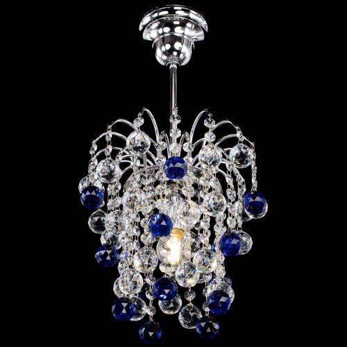 Люстра Зима шар синяя в Ижевске Гусь Хрустальный