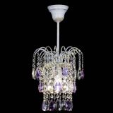 Люстра Зима журавлик фиолетовая (белая патина) в Ижевске