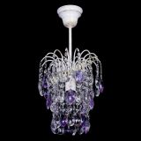 Люстра Зима журавлик фиолетовая (белая патина) в Ижевске