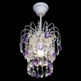 Люстра Зима журавлик фиолетовая (белая патина) в Ижевске