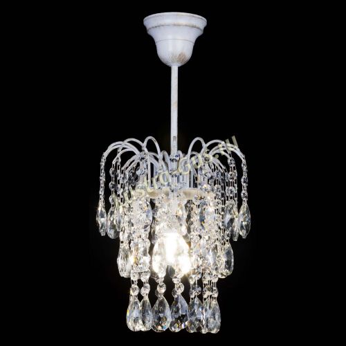 Люстра Зима шар белая в Ижевске Гусь Хрустальный