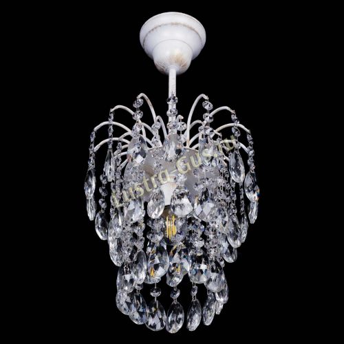 Люстра Зима шар белая в Ижевске Гусь Хрустальный
