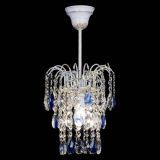 Люстра Зима журавлик синяя (белая патина) в Ижевске