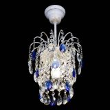 Люстра Зима журавлик синяя (белая патина) в Ижевске