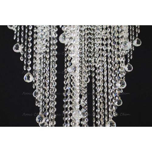 Люстра Катерина Космос 5 ламп шар 30 мм длинная  в Ижевске Гусь Хрустальный