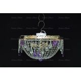 Люстра Анжелика журавлик фиолетовая в Ижевске
