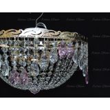 Люстра Анжелика журавлик розовая в Ижевске