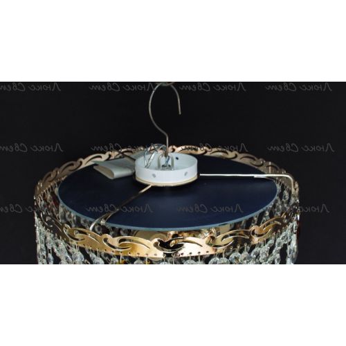 Люстра Анжелика журавлик зеленая в Ижевске Гусь Хрустальный