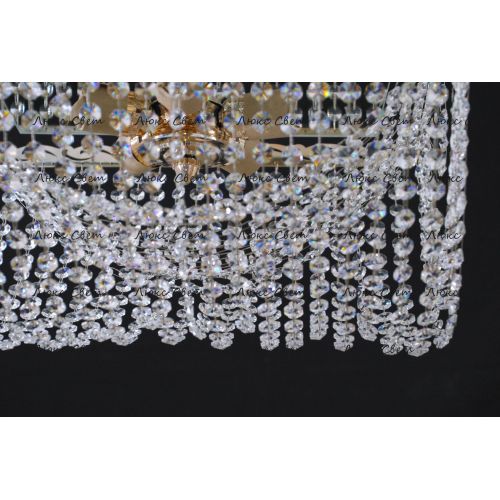 Люстра Квадрат Ракушка 2 в Ижевске Гусь Хрустальный