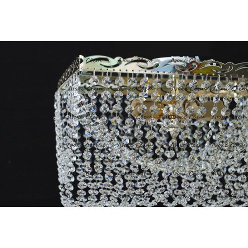 Люстра Квадрат Ракушка 2 в Ижевске Гусь Хрустальный