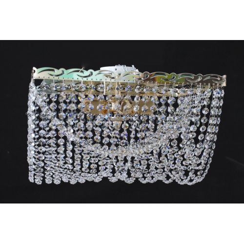 Люстра Квадрат Ракушка 2 в Ижевске Гусь Хрустальный