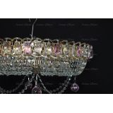 Люстра Кольцо блин розовая в Ижевске