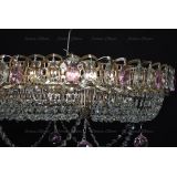 Люстра Кольцо блин розовая в Ижевске