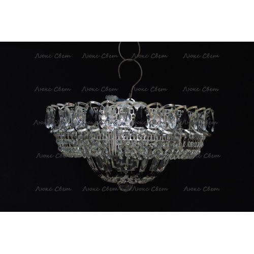 Люстра Кольцо Купол черная в Ижевске Гусь Хрустальный